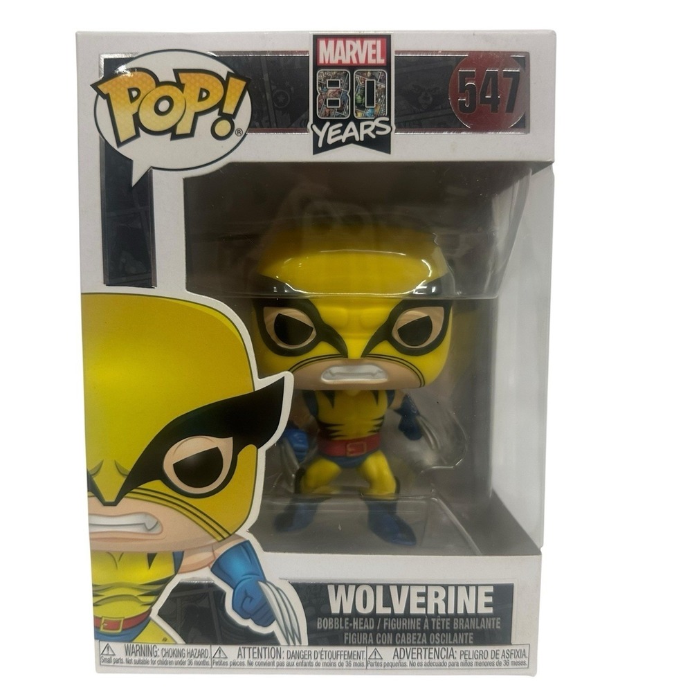 Funko Pop Marvel Wolverine 547 80th Anniversary Collector Corps Vaulted Figure